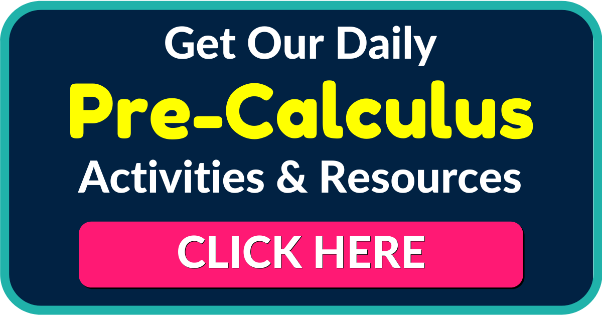 FREE Pre-Calculus Worksheets